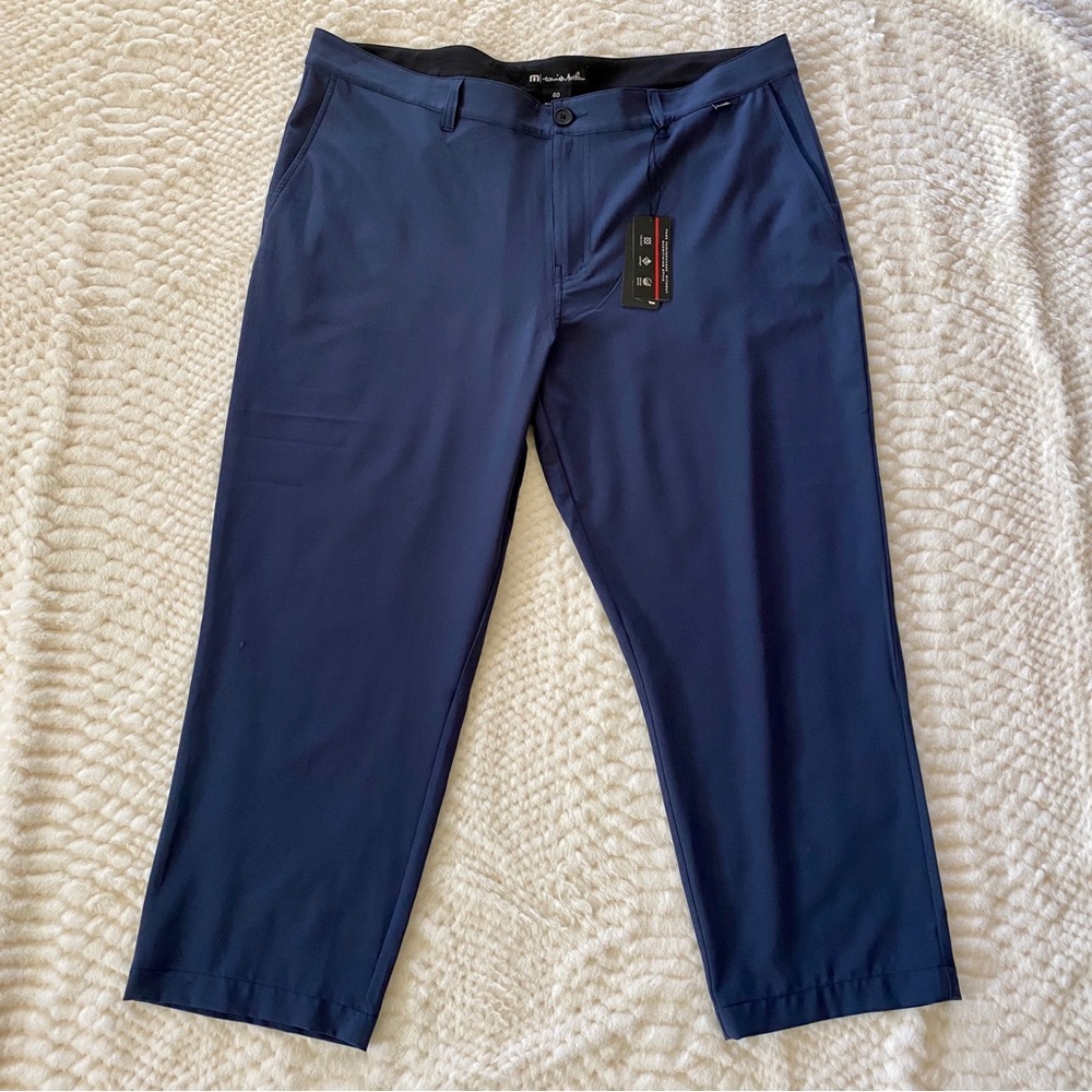 Travis Mathew Right On Time Performance Golf Pants Lightweight 40x25 Blue
